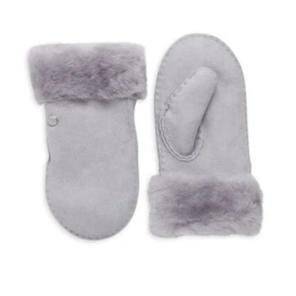 UGG Other - NWT UGG Kid's Suede & Shearling Mittens Gloves